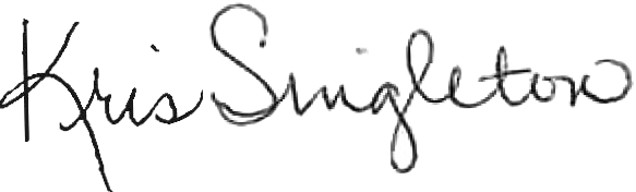 Kris Singleton signature
